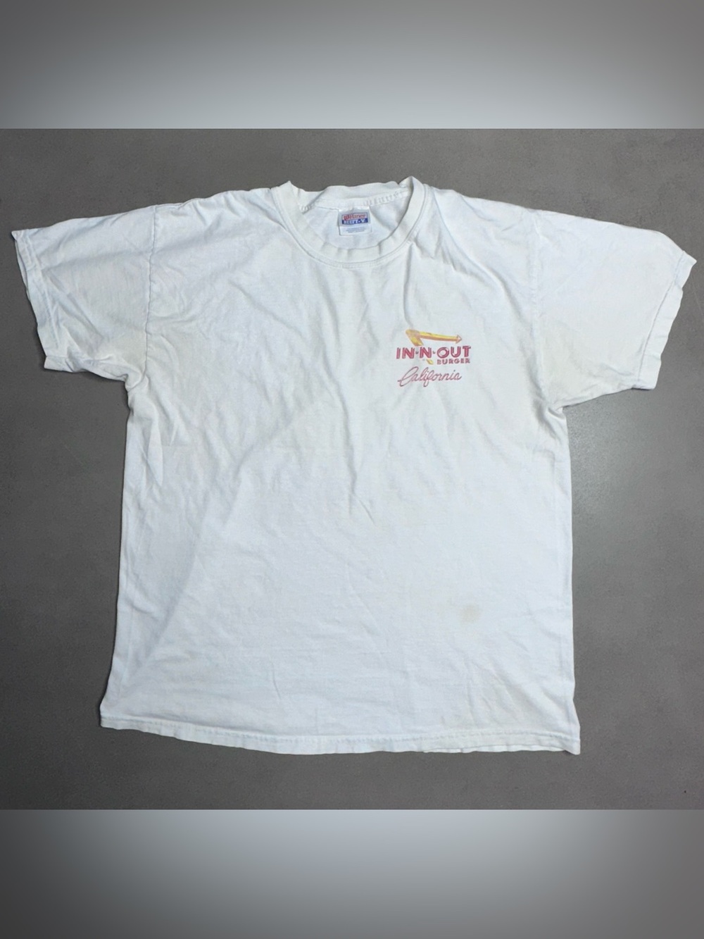 Vintage In-N-Out Burger California Employee T-Shirt - Lrg